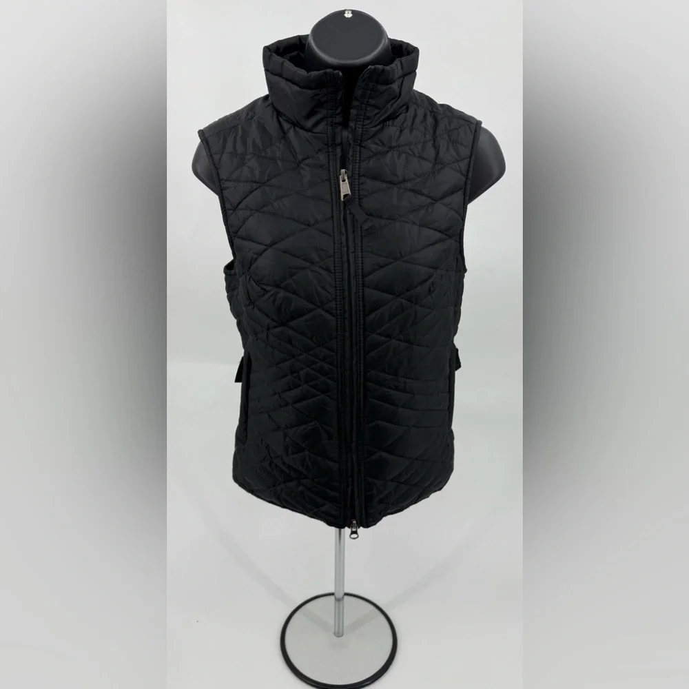 Royal Robbins Black Vest Jacket Women’s‎ Small S Quilted Puffer with Pockets